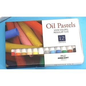 Pro Art 🎨Oil Pastels Artistic Crayons - 12 sticks -  Vivid colors   *NEW*